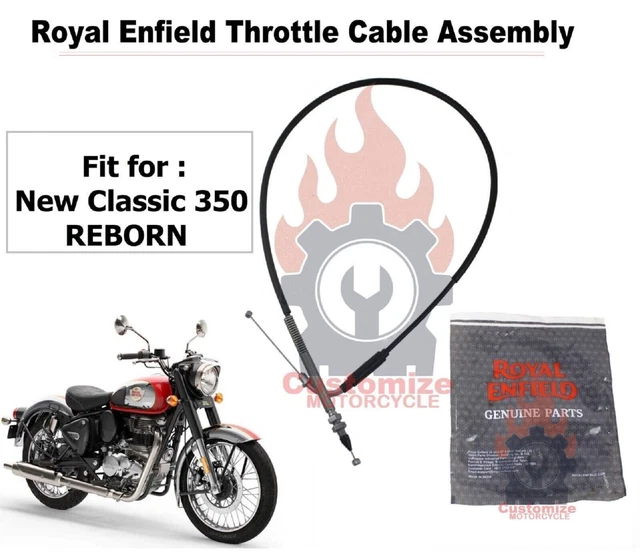 ROYAL ENFIELD &THROTTLE Cable Assembly New Classic 350 REBORN" 36.28