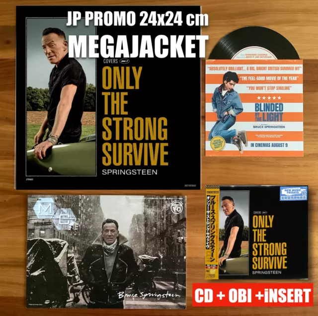 Japan Promo Megajacket +Mag+Flyer+ Bruce Springsteen Only The Strong Survive Cd