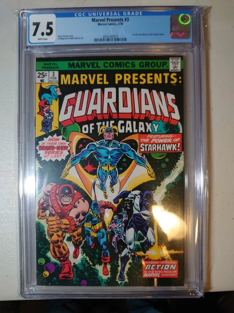 Marvel Presents #3 1976 CGC 7.5 1st solo Guardians of the Galaxy MCU GOTG Vol. 3