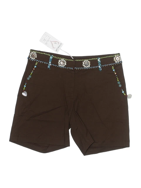 NWT Krista Lee Women Brown Shorts S