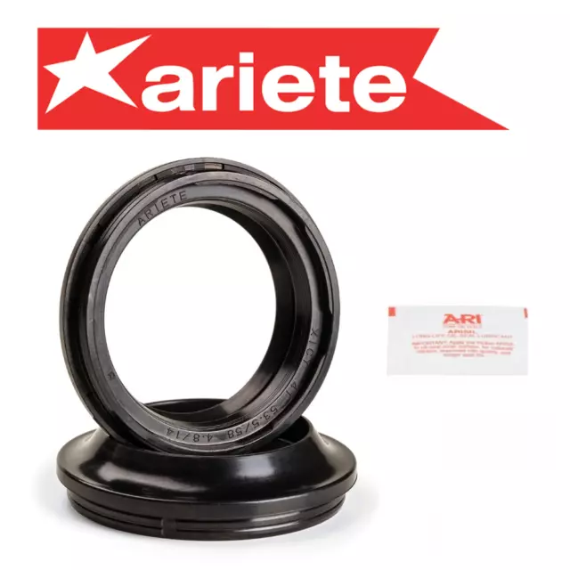 FITS HARLEY-DAVIDSON 125 SS 1975- 1977 Premium Fork ARIETE OIL Seals ARI.013 3