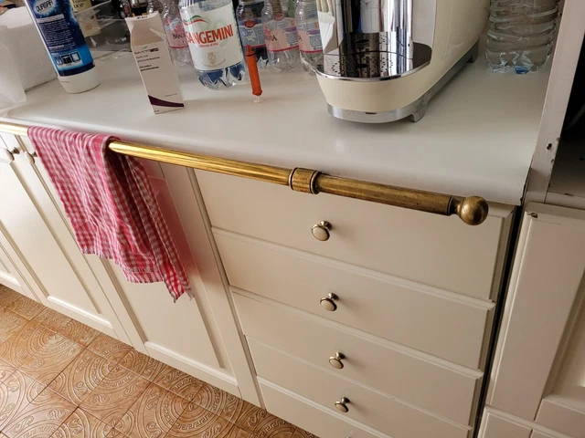 barra di ottone sottotop cucina cm 160,  SOLO RITIRO Milano