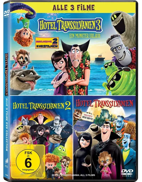 Hotel Transsilvanien 1-3 Collection Teil 1+2+3 [3 DVDs] | DVD | Zustand neu OVP