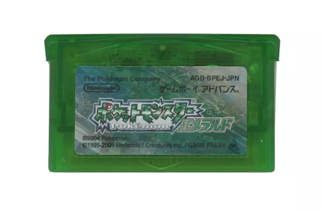 Genuine Pokemon Emerald For Nintendo Gameboy Advance GBA JAPANESE NTSC-J UK