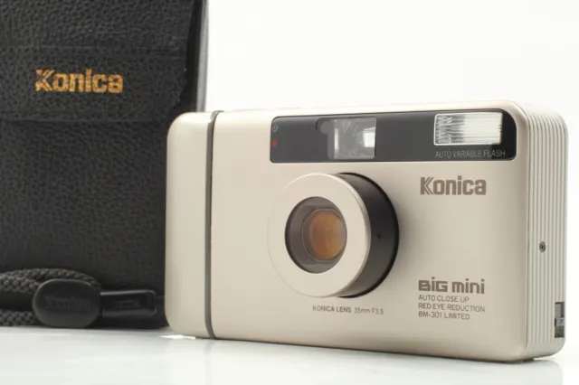 [LCD Works!💥TOP MINT IN Case] Konica Big Mini BM-301 Limited Point&Shoot ⇨Japan