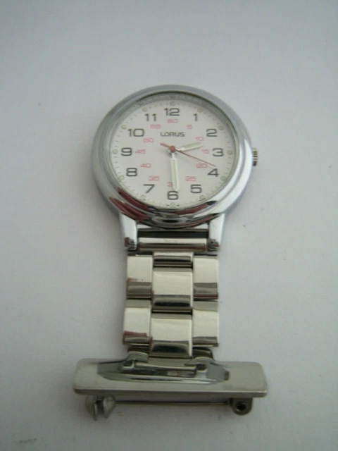 LORUS NURSES FOB Watch By Seiko Unisex Pc21-X027 Stainless Steel