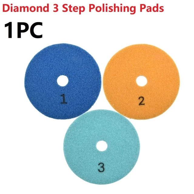 1PC 4 Inch Diamond Polishing Pads Wet/Dry Granite Glass Stone Sanding Polishing