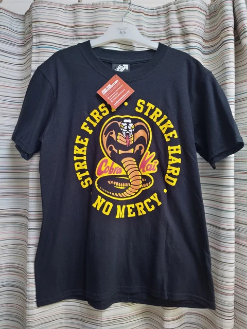 T-shirt LETN COBRA KAI The KARATE KID Last Exit To Nowhere KIDS nuova con etichette taglia L