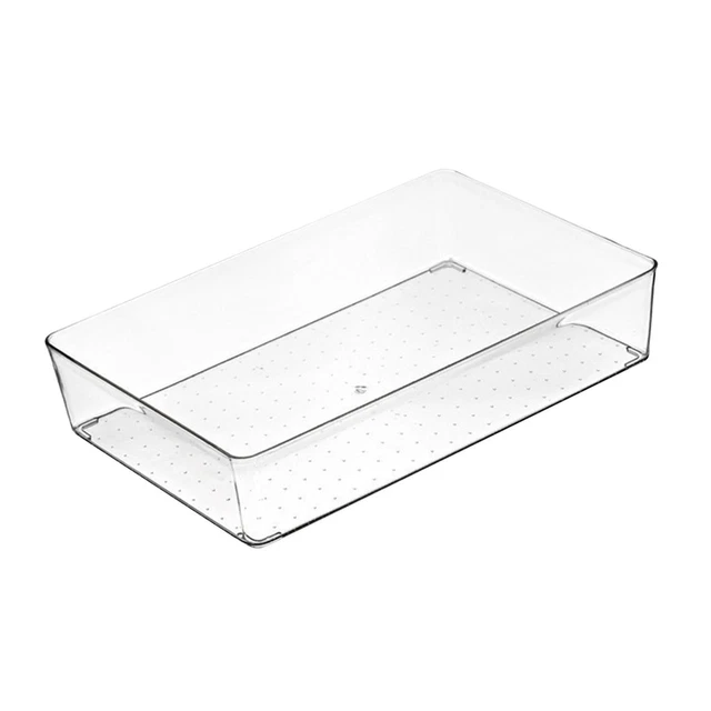Clear Drawer Organizer Vanity Drawer Organizer Tray Vanity Trays Desktop Stacked