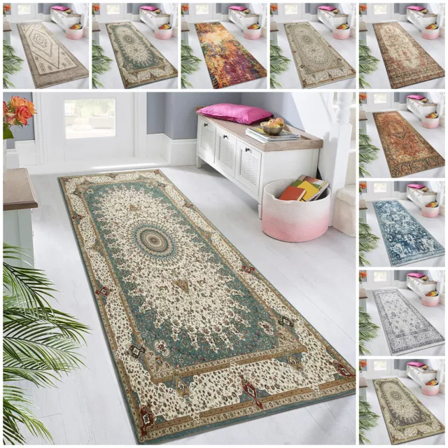 Non Slip Long Hallway Runner Rug Bedroom Carpet Washable Rugs Kitchen Floor Mats