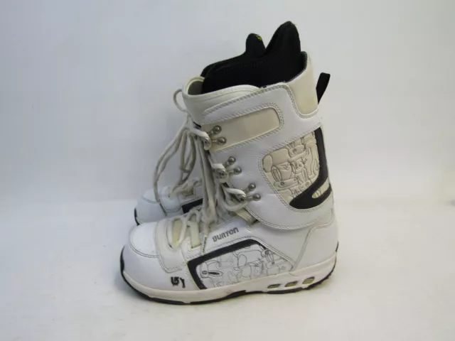 Burton Hail Mens Size 10 US / 43 EUR White Snowboard Boots