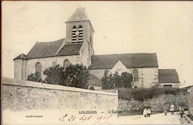 CPA - 95 - ABLEIGES - L'Eglise