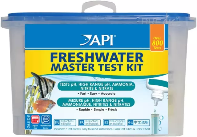 API FRESHWATER MASTER TEST KIT 800-Test Freshwater Aquarium Water Master Test Ki