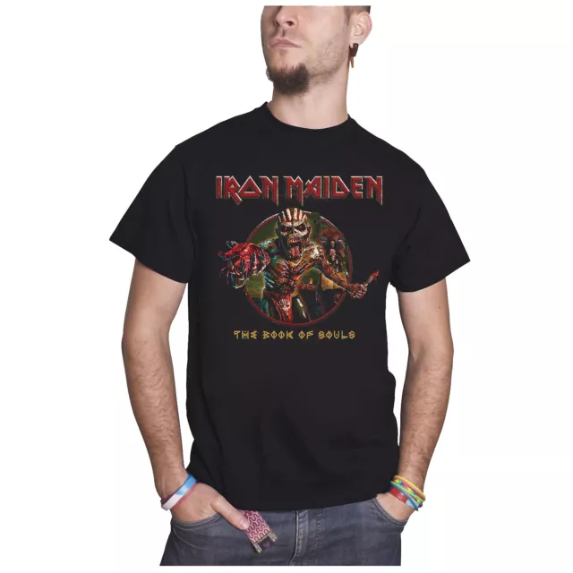 Adult Men's Official IRON MAIDEN Book Of Souls Album Crew Neck Shirt S M L XL 2X