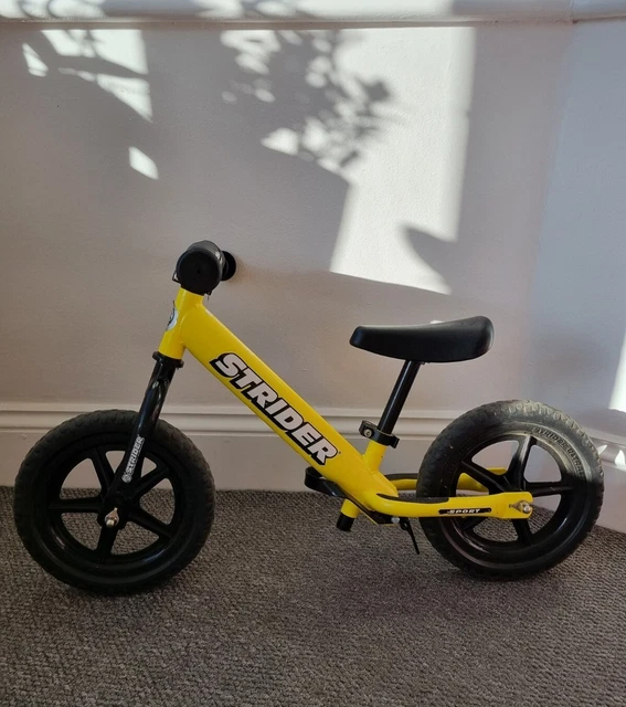 STRIDER 12 SPORT Balance Bike In Yellow 18 Months 5 Years 59.00