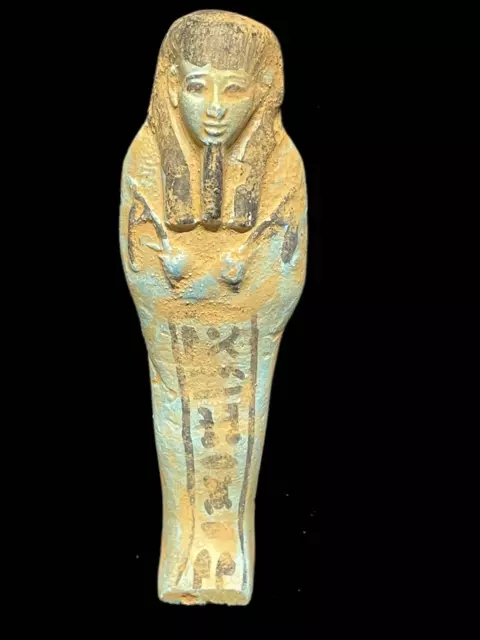 BEAUTIFUL ANCIENT EGYPTIAN  USHABTI SHABTI - 664 - 332bc (15)