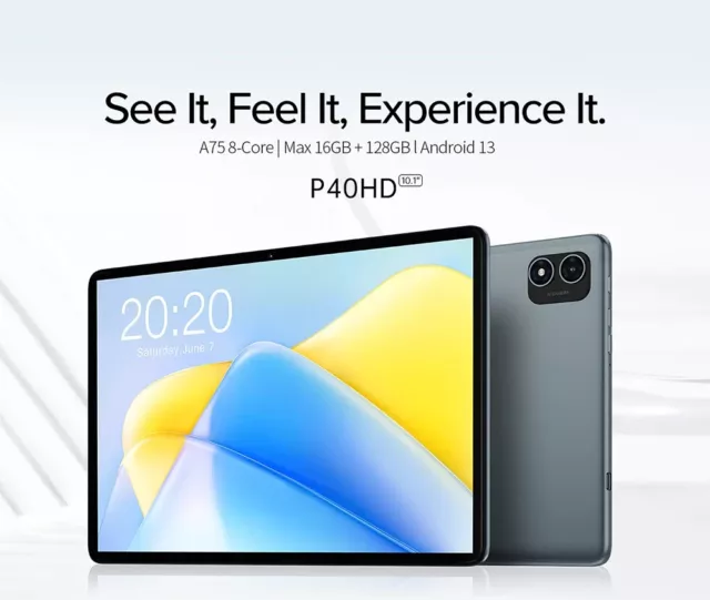 Tablette android 13 wifi+Dual Sim 4G Unisoc T606, 8 cœurs 10.1 pouces