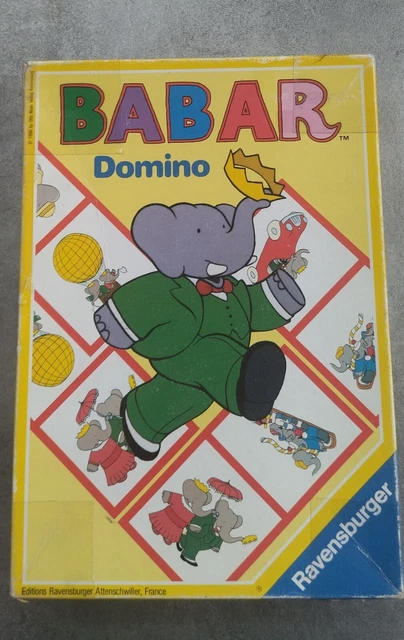 Jeu Gay Play 1969 - Le Domino De Babar - Jeu De Société Complet, Occasion