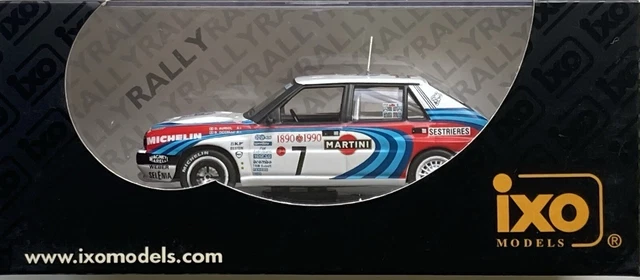 LANCIA DELTA HF 4WD #4 J.Kankkunen Winner RAC Rally 1987 - die cast - modèle de collection - IXO RAC120