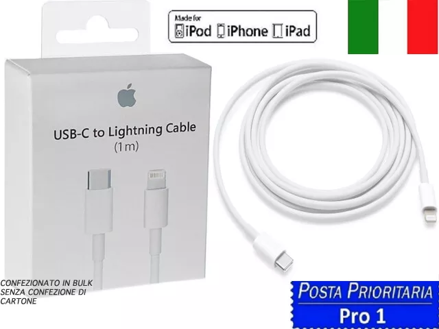 Cavo da Lightning a Type C 1m FAST per iPhone 11,12,13,14 Max Pro Per Apple 20W