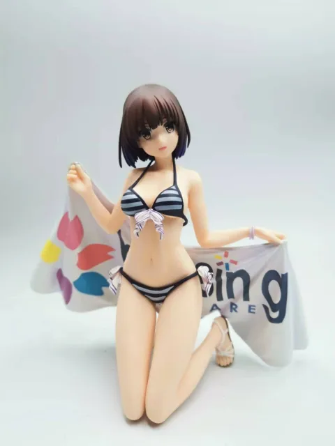 New 1/7 20CM Swimsuits Girl Anime Figures Soft PVC toy Gift No box Can take off