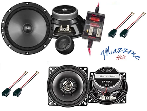 Set De 4 Haut-parleurs Phonocar 16,5cm Pour Peugeot/Citroën - Coaxial, 60W RMS, Neuf Avec Supports