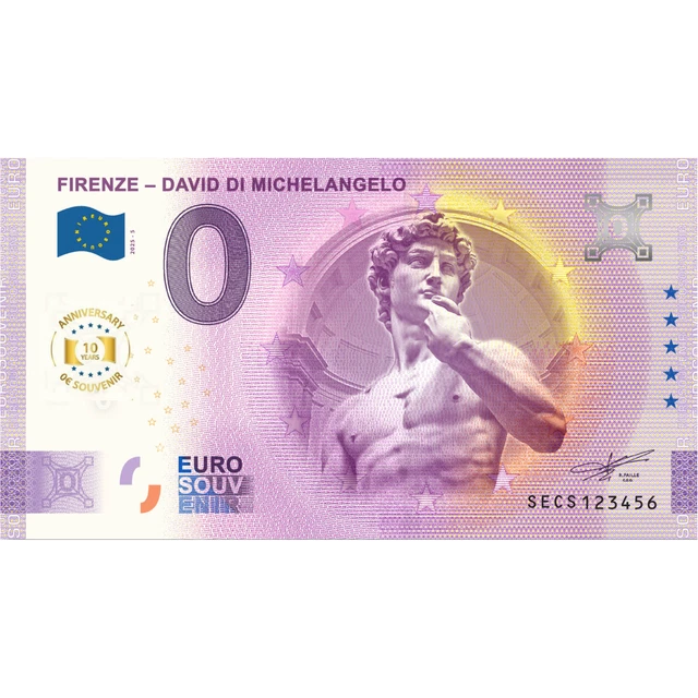 0 € ZERO EURO SOUVENIR BANCONOTA ITALIA 2022 - MILANO IL DUOMO E LA MADONNINA
