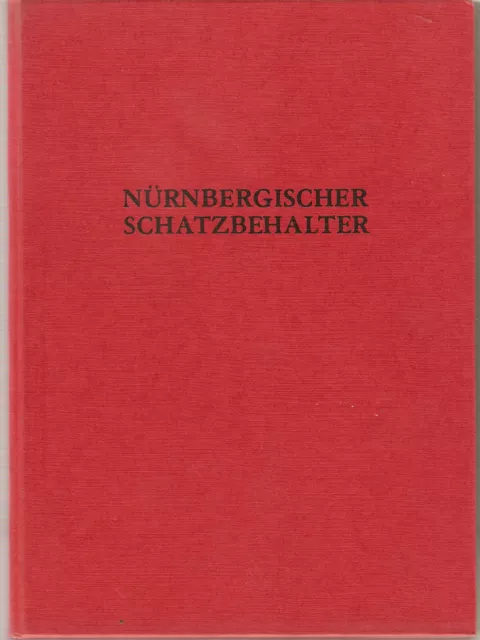 Fachbuch Nürnbergischer Schatzbehalter, Kunstwerke des alten Nürnberg, aufgenomm 3