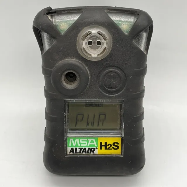 MSA Altair H2S Single Gas Detector Untested Power Error Code For Parts