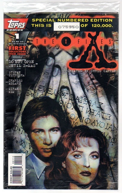 X-Files 1,2,3  Variant Special Numbered editions Factory sealed Topps 1995