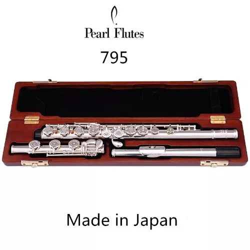 Flute PF795 Plated Flutes French Button Split E Mechanism B Leg Flute 17 Holes
