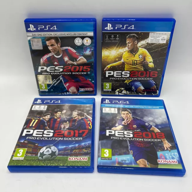 PES 2015 2016 2017 2018 Pro Evolution Soccer PS4 Per Sony PlayStation 4 Ita PAL
