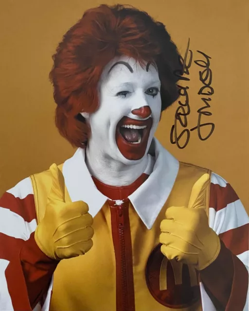 Squire Fridell · McDonald’s · Ronald McDonald · Autogramm · 20 x 25 cm