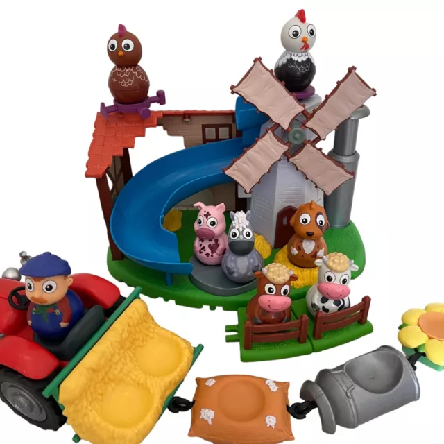 Weebledown Farm Mill Barn Wobbily Tractor Set Weebles Figures Activity Bundle