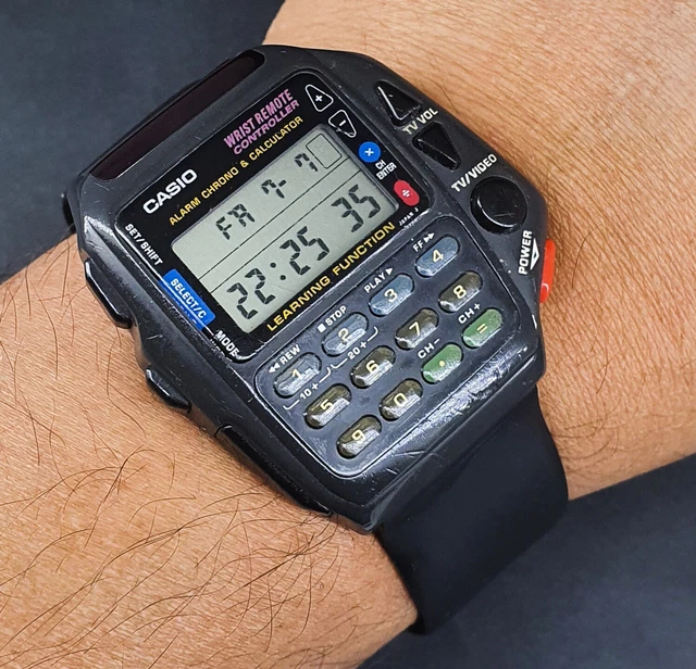 Casio Cmd 40~1990'S- Tv Remote/Calculator Model Vintage Watch- £225.00 -  Picclick Uk
