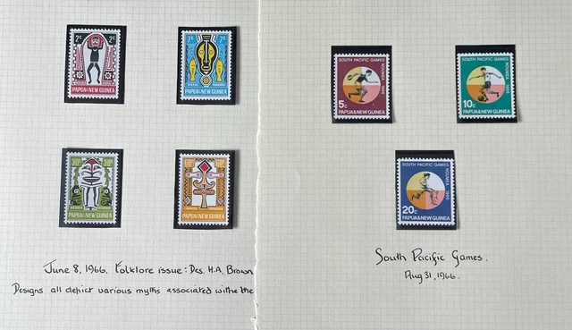 PAPUA NEW GUINEA MINT Never hinged COLLECTION, X18 pages (#934)