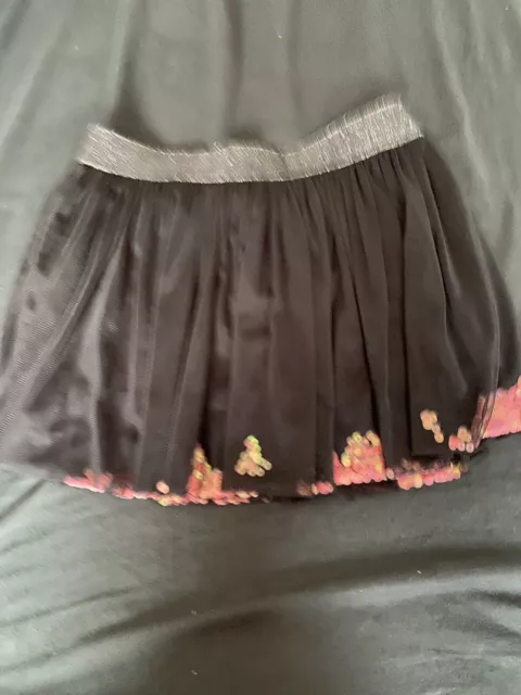 Girls m and s sequin skirt age 9-10 years