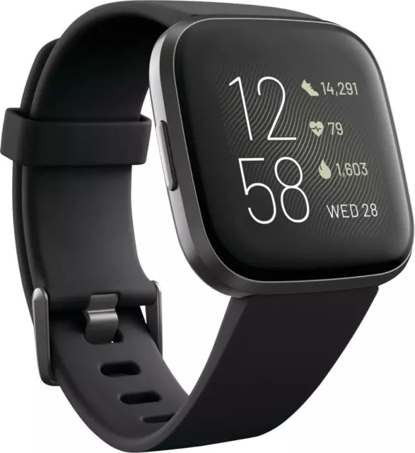 Fitbit Versa 2 Wristband Activity Tracker Black (FB507BKBK) - Good