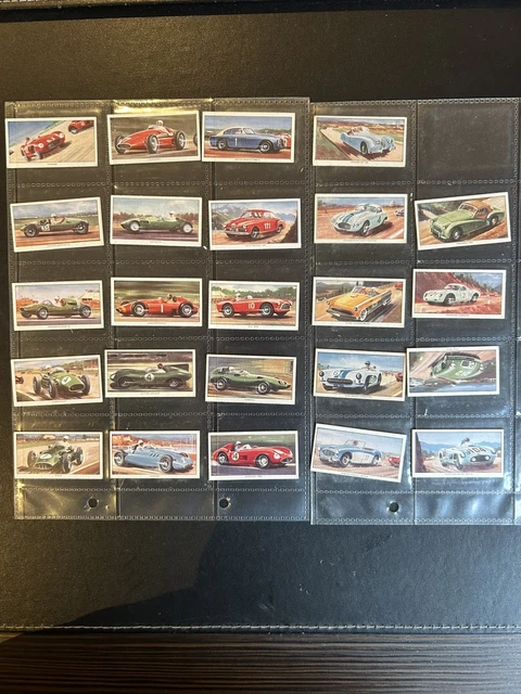 FULL SET - British Automatic Trade Cards - Racing and Sports Cars £17. ...