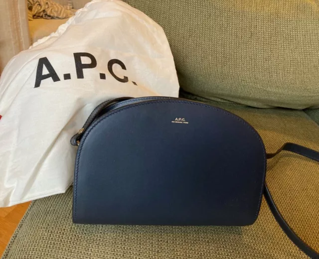 APC Demi Lune Bag Dark Navy *NWT*