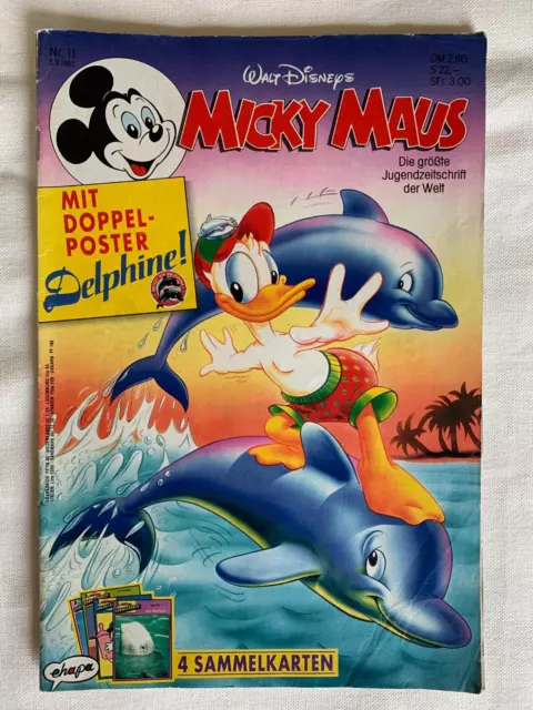 Walt Disneys Micky Maus Nr. 11 vom 5.3.1992 - Comic 1992 - Guter Zustand