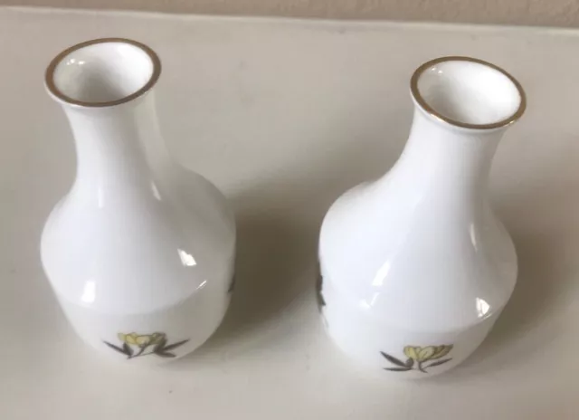 GIFT Royal Worcester THE DORCHESTER HOTEL A Pair of Vases WORCESTERSHIRE ENGLAND 3