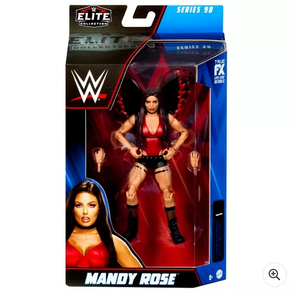 WWE Mandy Rose Elite 98 Figura de acción Elite Collection Wrestling NUEVO...