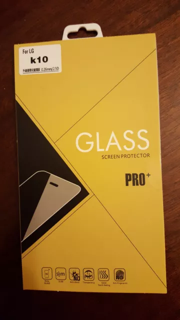 Screen protector vetro temperato+Cover Case slim in silicone trasparte X LG K10 2
