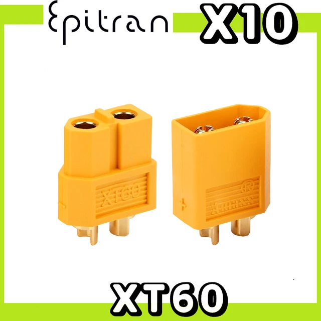 Connecteur En T XT60 Mâle-femelle Pour Modélisme - Avion, Drone, RC
