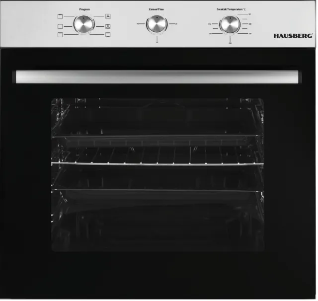 HAUSBERG HB-8053 FORNO Électrique Encastrable Avec Panneau Acier 71L Aéré