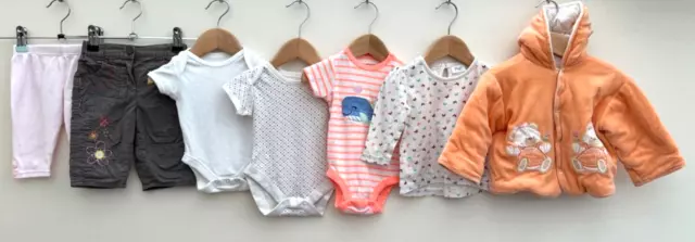 Baby Girls Bundle Of Clothing Age 0-3 Months Mothercare Carter's M&S