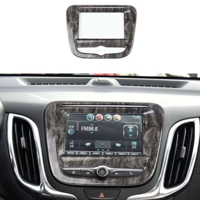 For Chevrolet Equinox 2018-24 Marbling Grain Console Navigation Panel Cover Trim