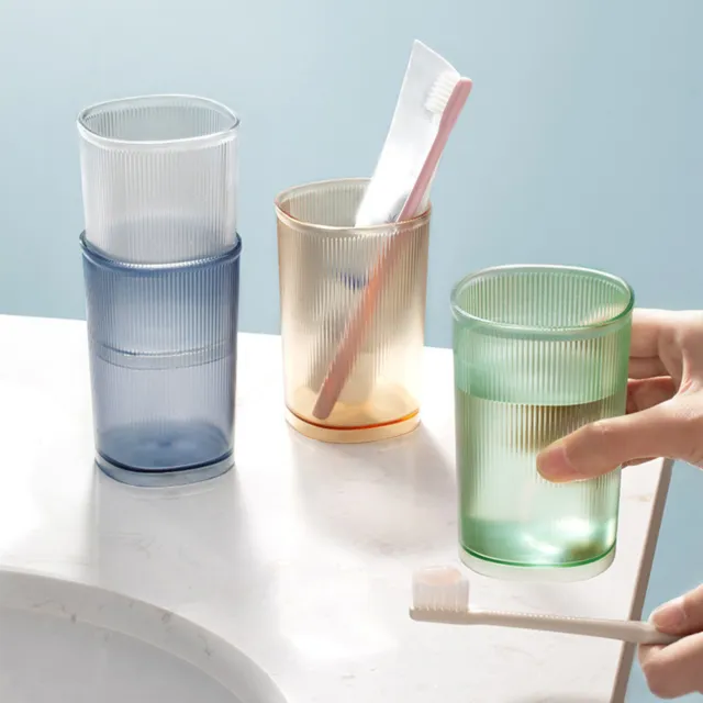 Gargle Cup Cómodo toque Durable Baño Soporte de cepillo de dientes ecológico