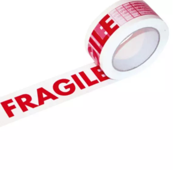 3 rouleaux ruban adhésif FRAGILE 48 x 100 mètres !!!!